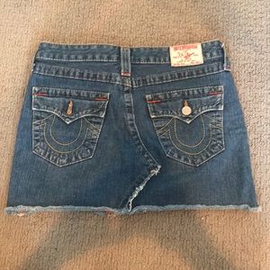 True Religion women’s jean skirt size 27